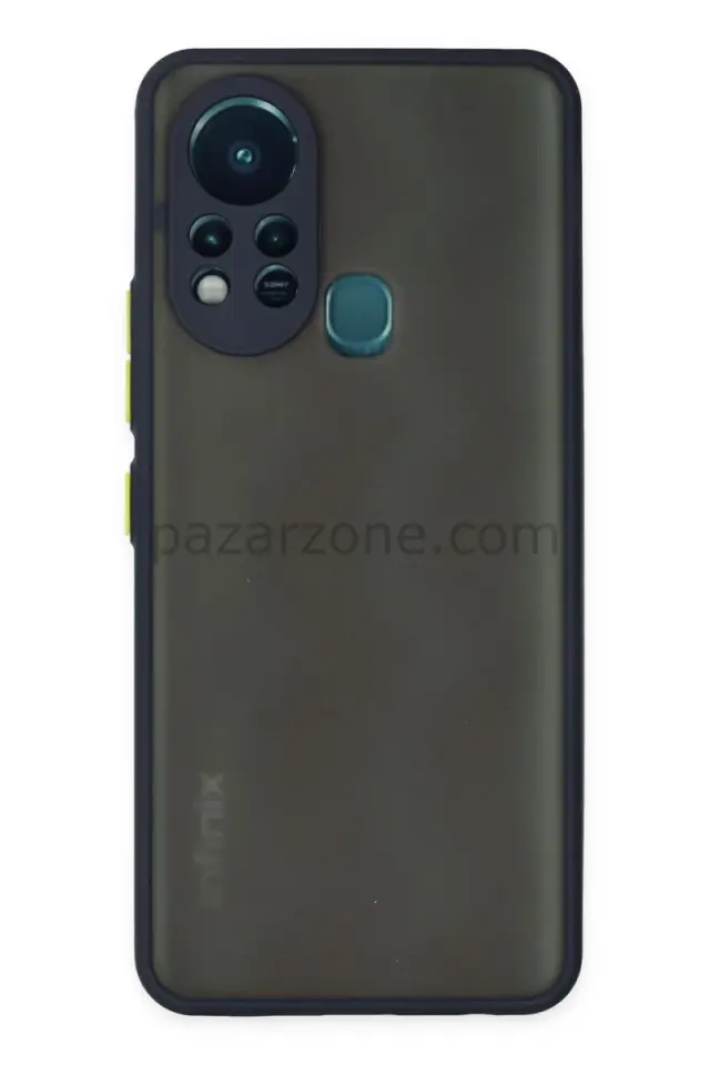 Newface İnfinix Hot 11s Kılıf Montreal Silikon Kapak - Lacivert