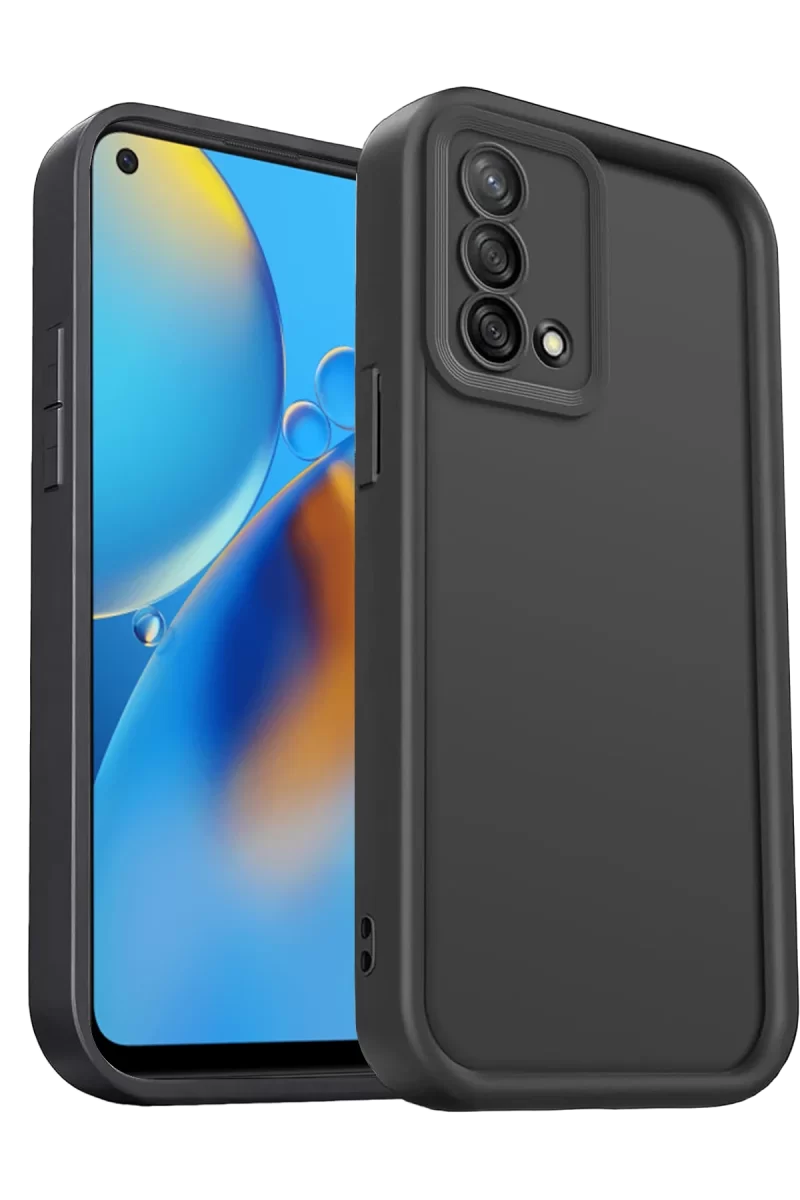 Newface Oppo A74 4G Kılıf Viera Silikon - Siyah