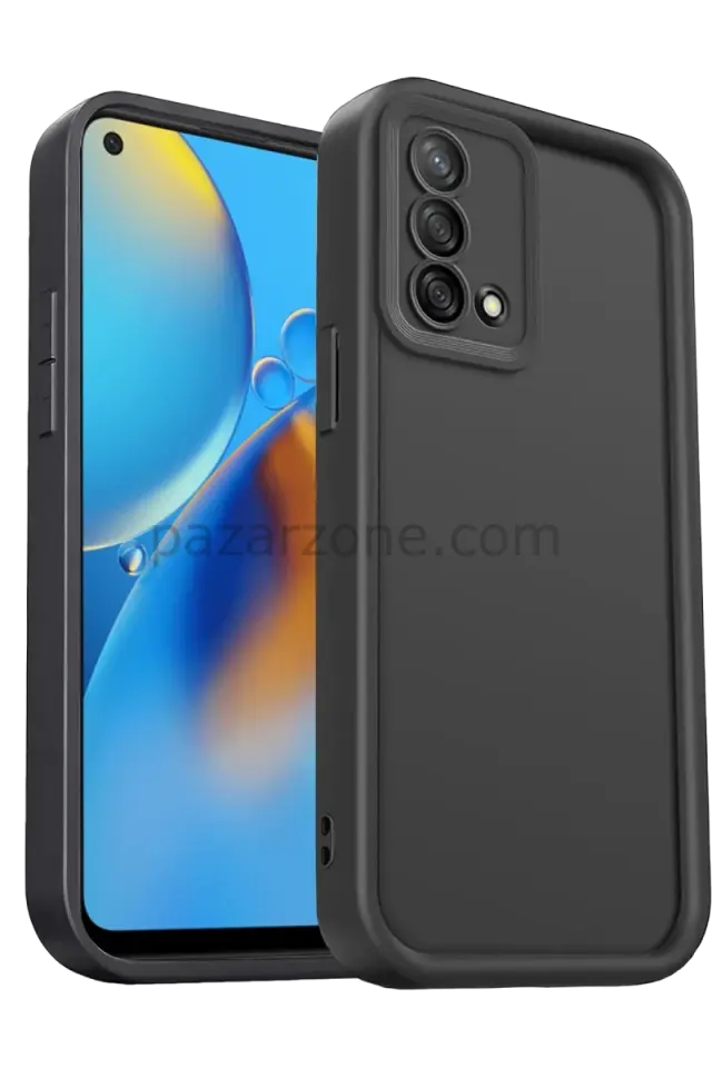 Newface Oppo A74 4G Kılıf Viera Silikon - Siyah