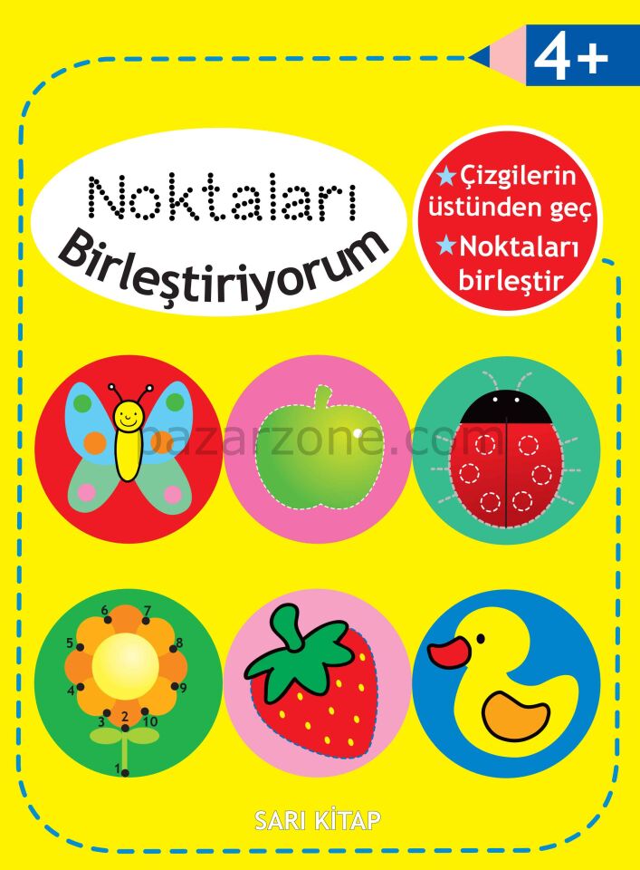 Noktaları Birleştiriyorum - Sarı Kitap +4 Yaş