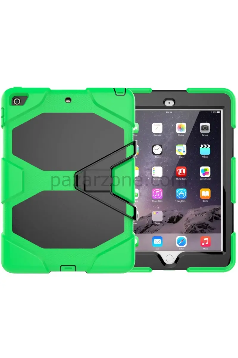 Newface Apple iPad 5 Air 9.7 Kılıf Griffin Tablet Kapak - Yeşil