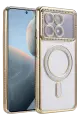 Newface Xiaomi Poco X6 Pro Joke Simli Magneticsafe Kılıf - Gold