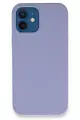 Newface Apple iPhone 12 Kılıf Lansman Legant Silikon - Lila