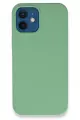 Newface Apple iPhone 12 Kılıf Lansman Legant Silikon - Yeşil