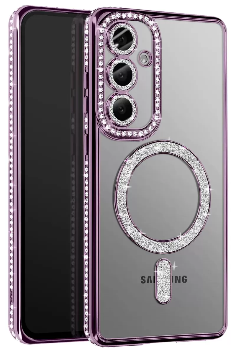 Newface Samsung Galaxy S26 Plus Joke Simli Magneticsafe Kılıf - Derin Mor