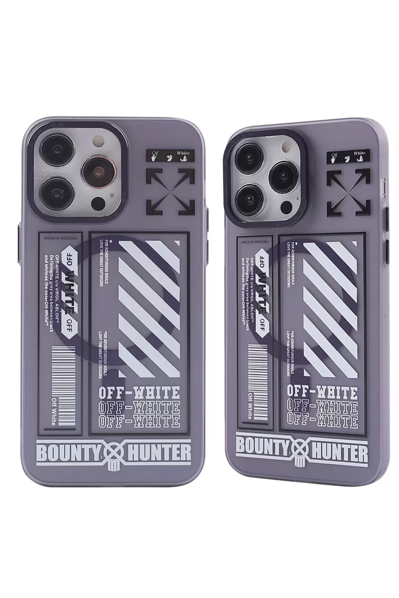 Newface Apple iPhone 14 Pro Max Kılıf Apollo Magneticsafe Desenli Kapak - Apollo Mor - 1