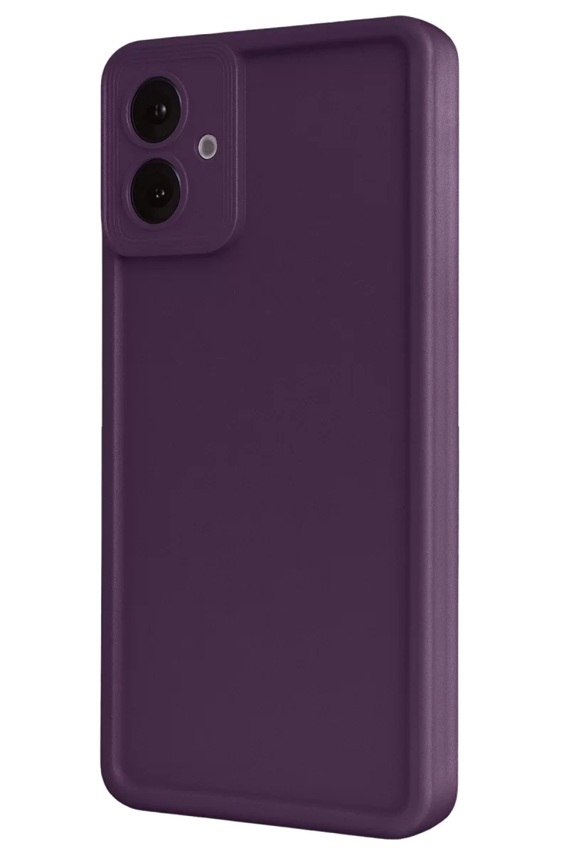 Newface Samsung Galaxy A07 4G Viera Silikon - Mürdüm