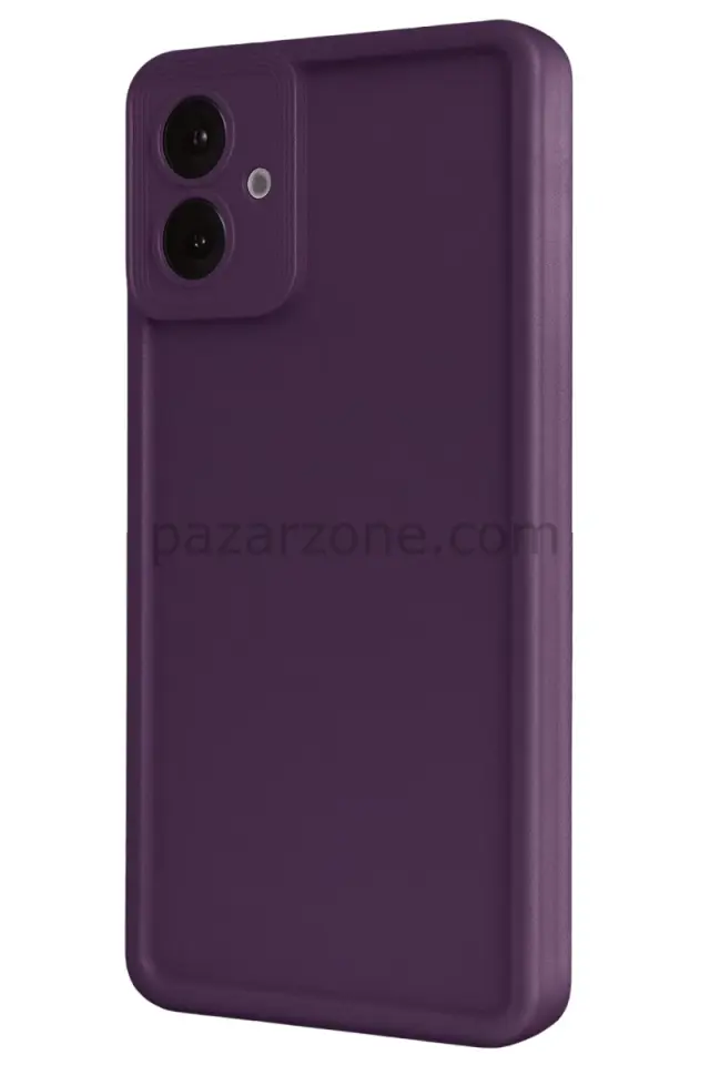 Newface Samsung Galaxy A07 4G Viera Silikon - Mürdüm