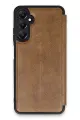 Newface Samsung Galaxy A55 5G Kılıf Flip Cover - Taba