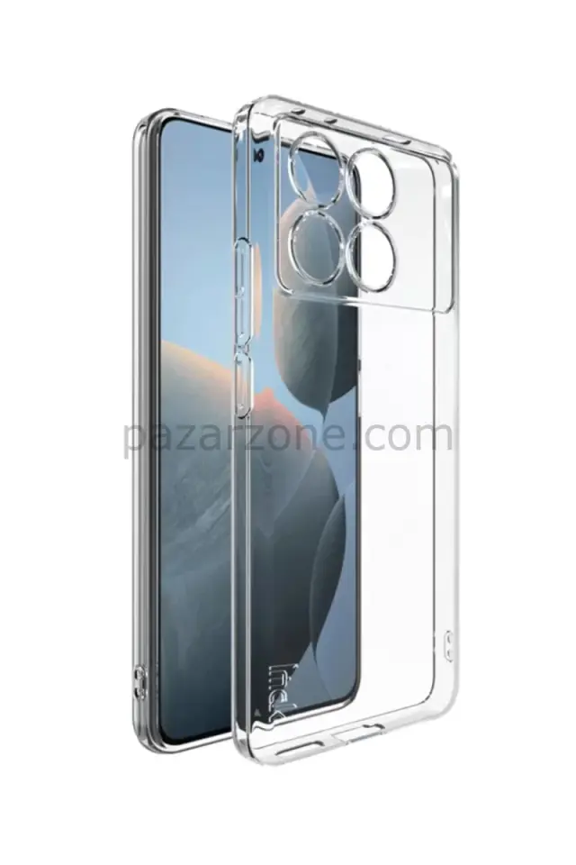 Newface Xiaomi Poco X6 Pro Kılıf Lüx Şeffaf Silikon