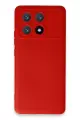 Newface Xiaomi Poco X6 Pro Kılıf Nano içi Kadife Silikon - Kırmızı
