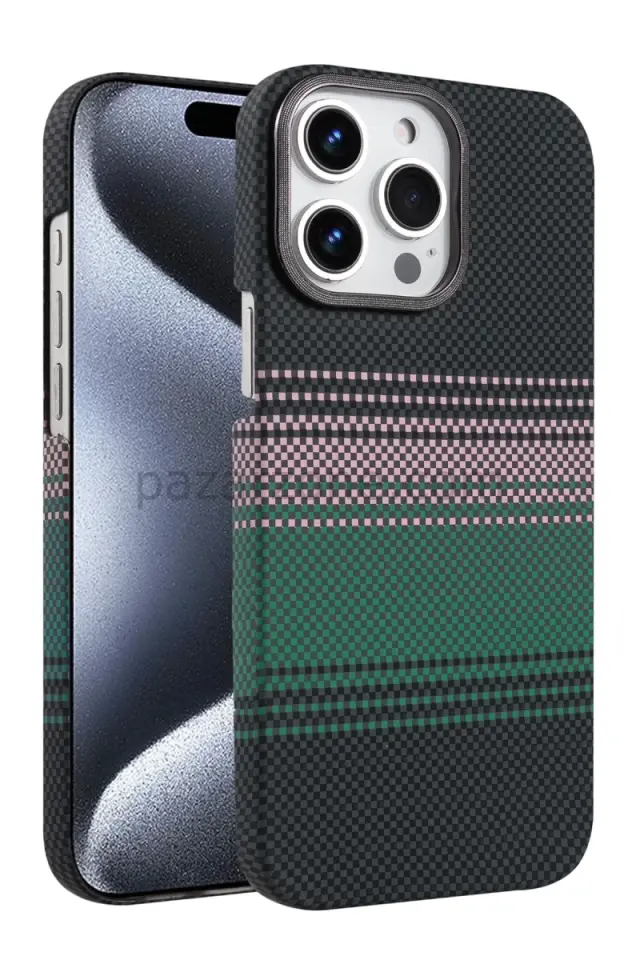 Newface Apple iPhone 15 Pro Max Vega Magsafe Kapak - Yeşil