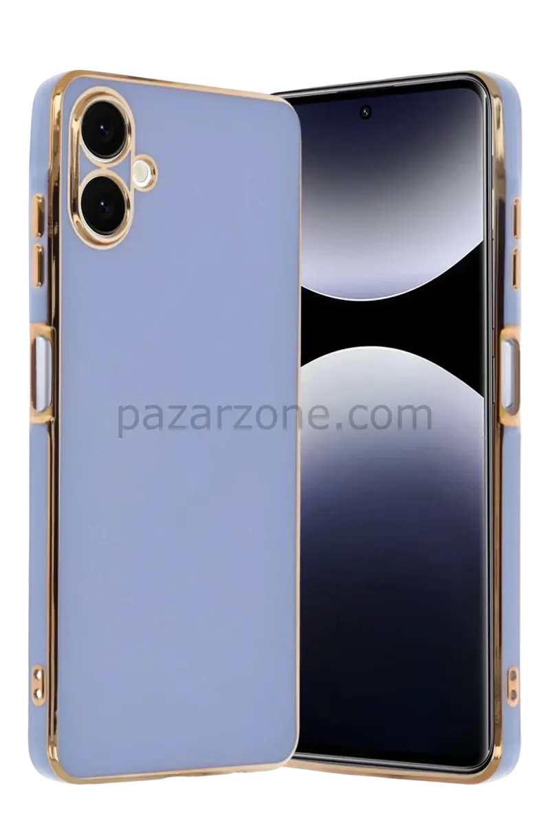 Newface Samsung Galaxy A07 4G Volet Silikon - Mavi