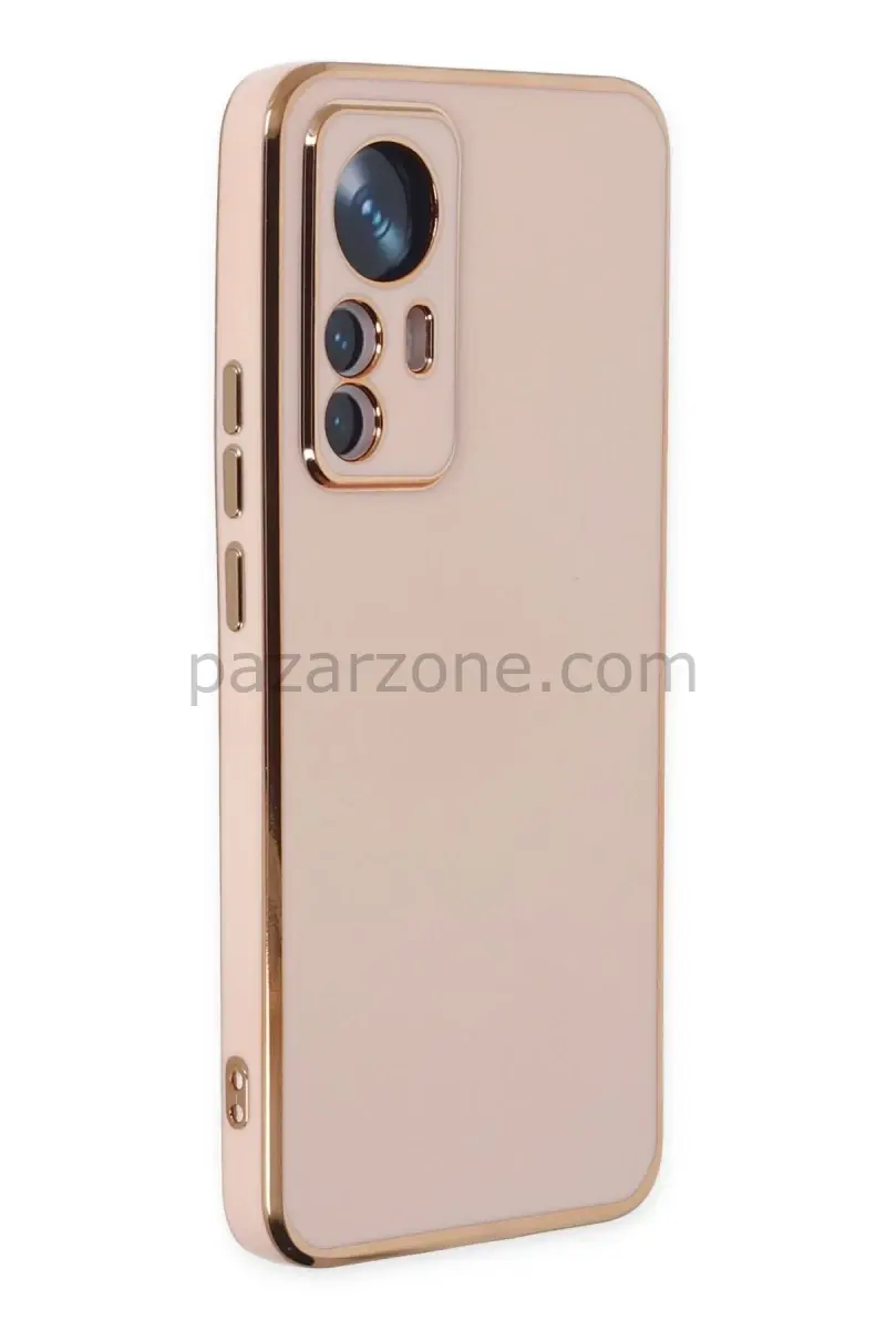 Newface Xiaomi Mi 12T Pro Kılıf Volet Silikon - Pembe