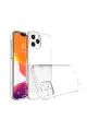 Newface Apple iPhone 13 Pro Kılıf Lüx Şeffaf Silikon