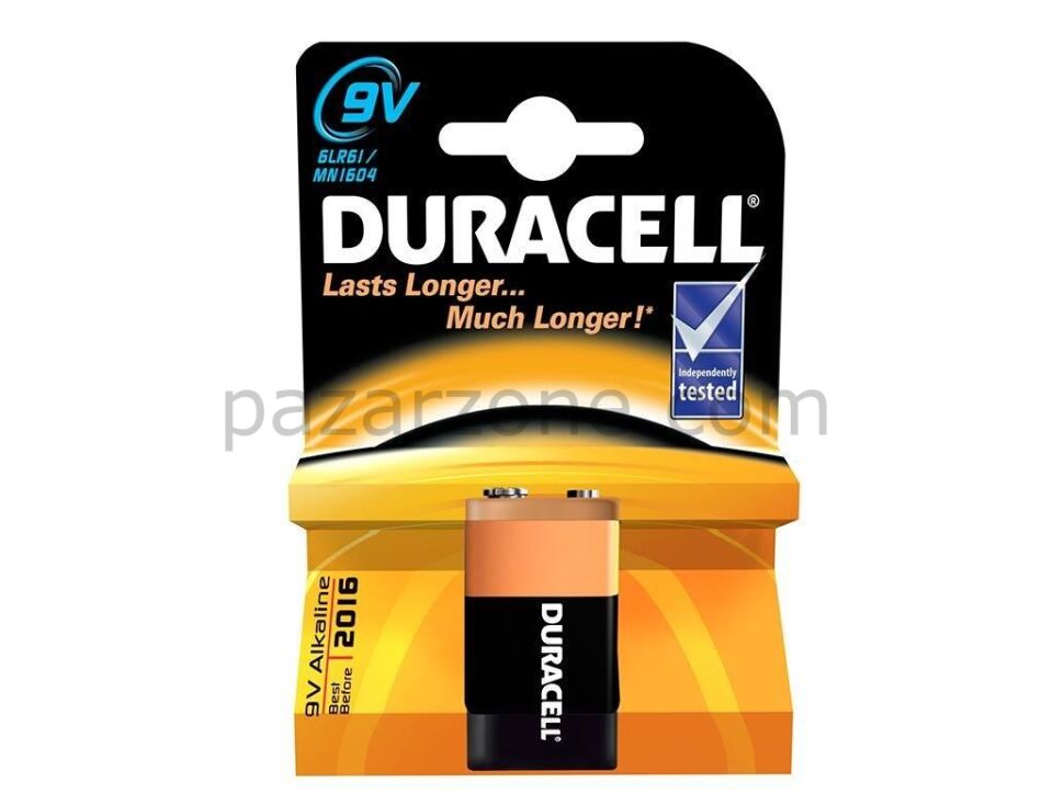 Duracell 9 Volt Alkalin Pil