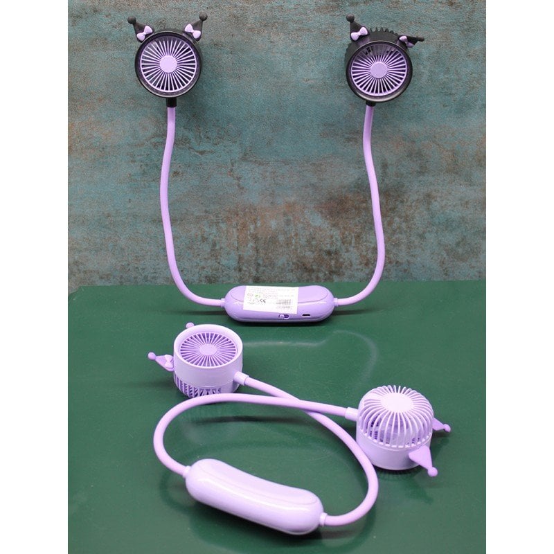 Kuromi Şarjlı Boyun Fanı Vantilatör 2 Kademeli - Model 1