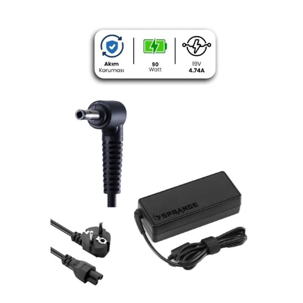 19V 4.74A 4.0 * 1.35mm 90W HP İçin Laptop Adaptör