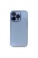 Newface Apple iPhone 14 Pro Max Kılıf Armada Lensli Kapak - Sierra Blue