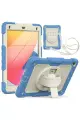 Newface Apple iPad 5 Air 9.7 Kılıf Strap New Tablet Kapak - Mavi