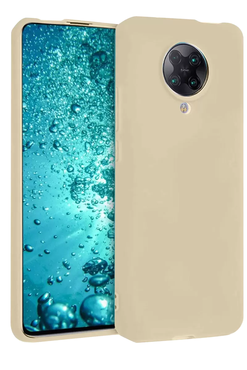 Newface Xiaomi Redmi K30 Pro Kılıf Nano içi Kadife Silikon - Kemik