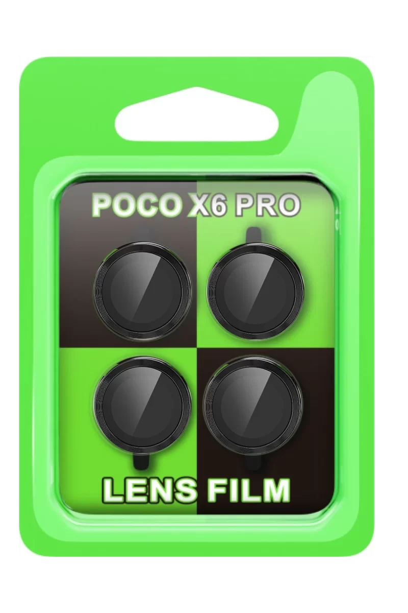 Newface Xiaomi Poco X6 Pro Raze Metal Kamera Lens - Siyah