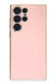 Newface Samsung Galaxy S23 Ultra Kılıf Volet Silikon - Pembe