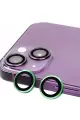 Newface Apple iPhone 15 Raze Metal Kamera Lens - Yeşil