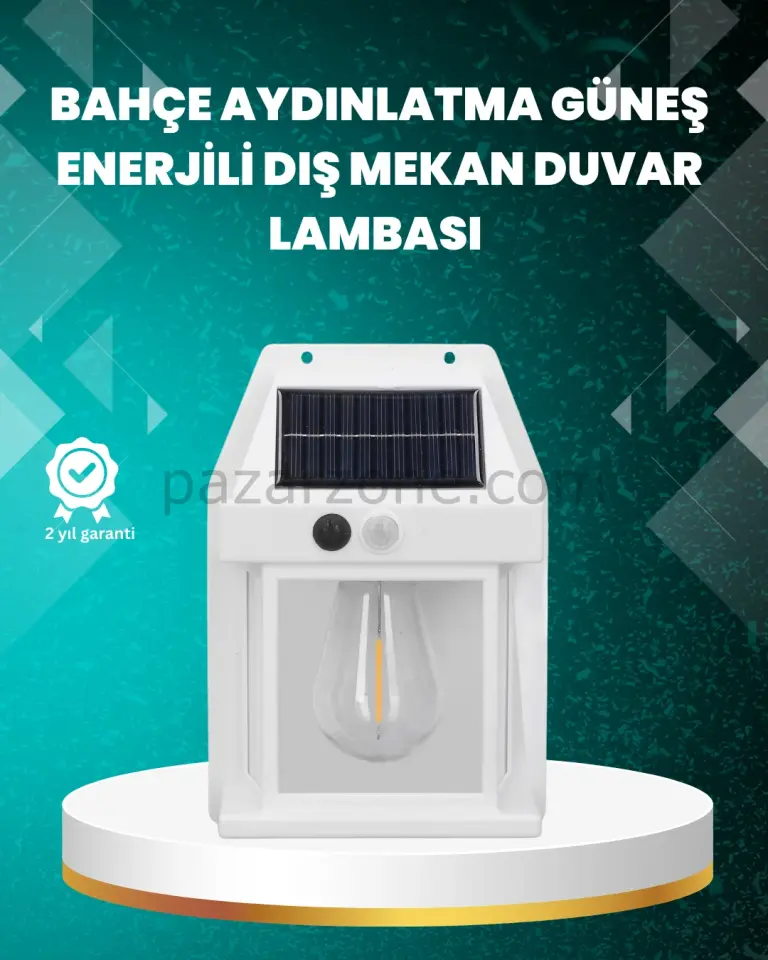Çok Modlu Güneş Enerjili Bahçe ve Balkon Lambası