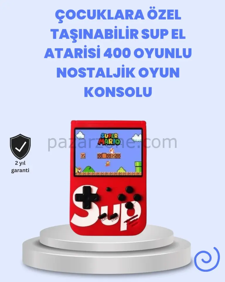 TV Bağlantılı Şarjlı Retro Oyun Konsolu