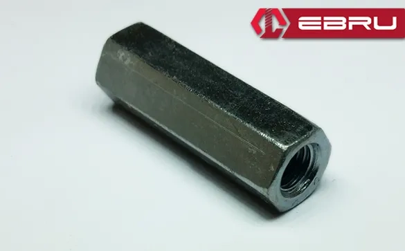 Ebru Altıköşe Uzatma Somunu M12x40 - 2 Adet