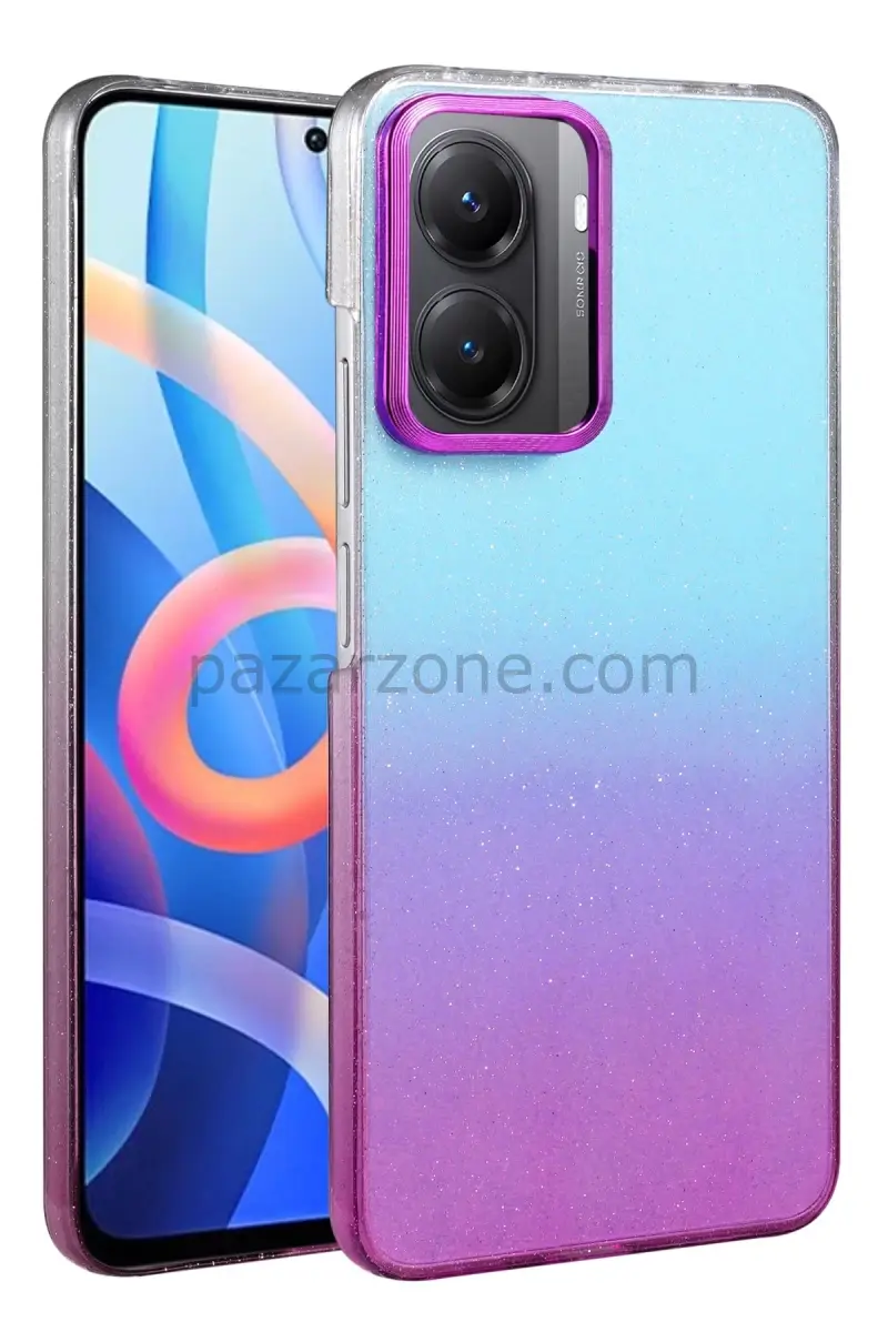 Newface Xiaomi Poco X7 Pro Glossy Kapak - Mor