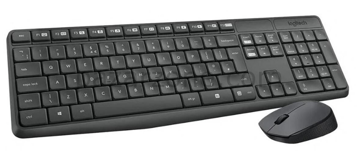 Logitech MK235 INGILIZCE Kablosuz Usb Siyah Multimedya Klavye/Mouse Set 920-007931