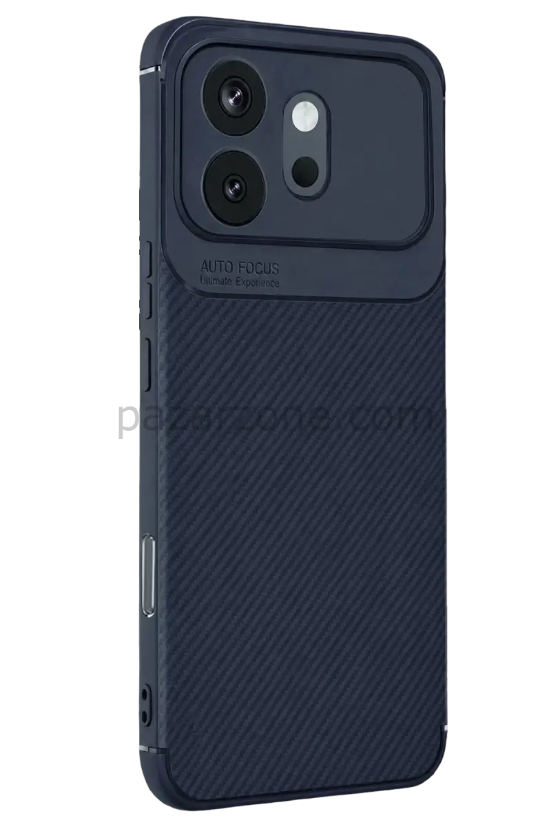 Newface Huawei Honor 600 Auto Focus Karbon Kapak - Lacivert