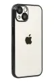 Newface Apple iPhone 15 Razer Lensli Silikon - Siyah