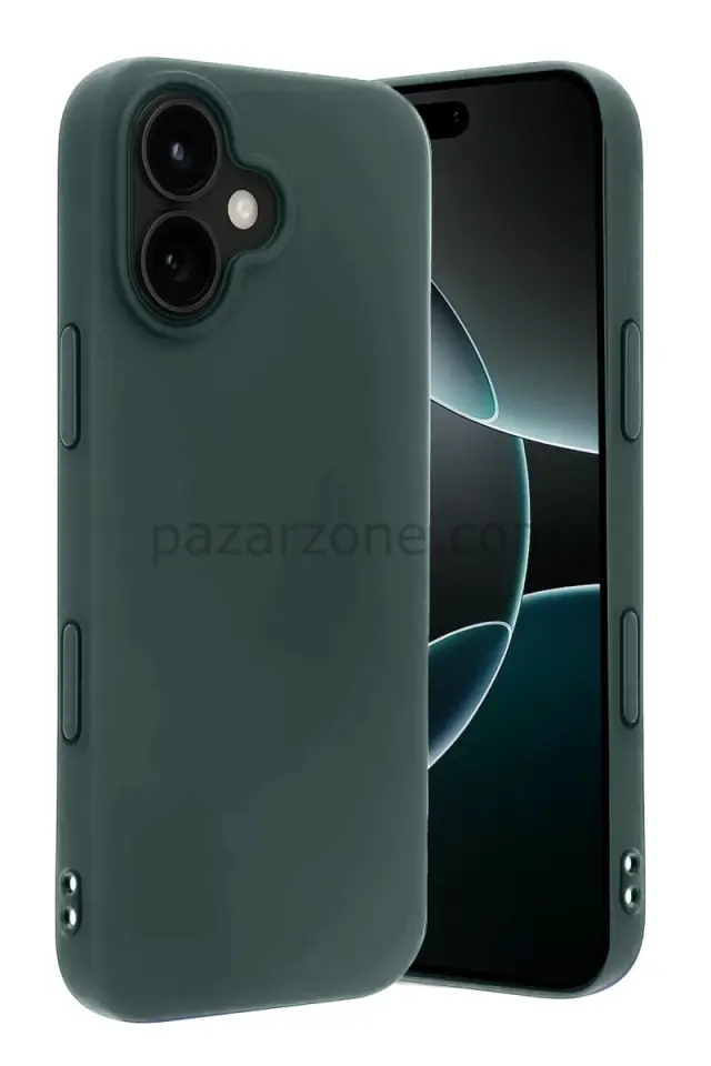 Newface Apple iPhone 17 First Silikon - Koyu Yeşil