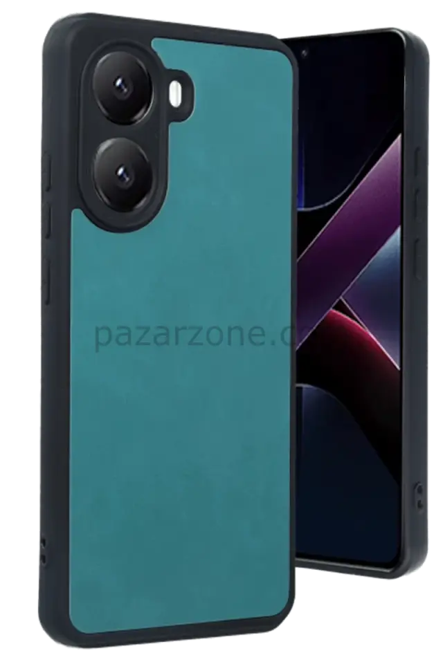 Newface Xiaomi Poco X7 Pro Kılıf Aras Deri Kapak - Açık Yeşil