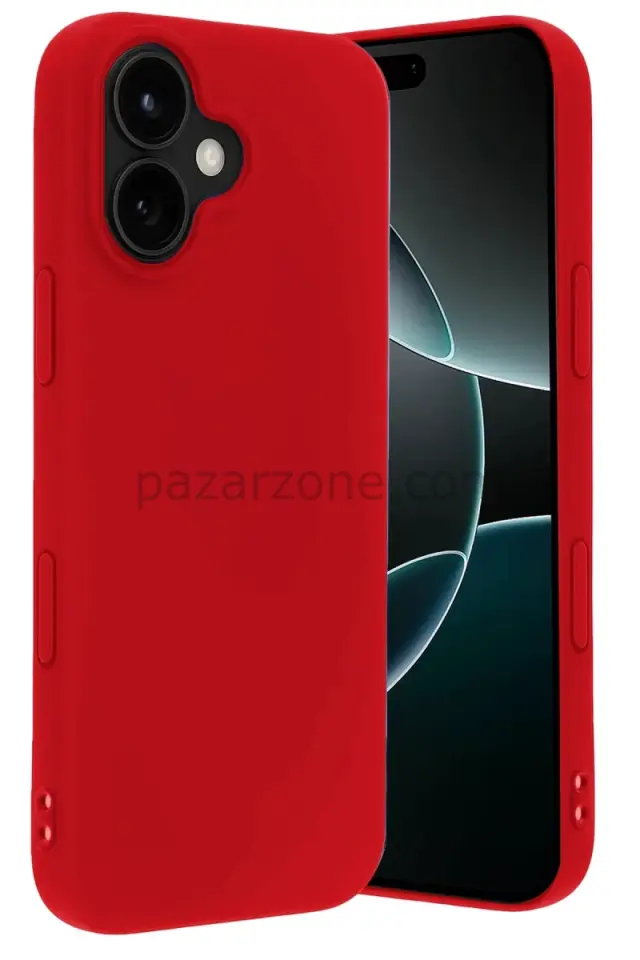 Newface Apple iPhone 17 First Silikon - Kırmızı