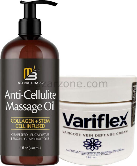 Variflex Masaj Yağı Anti-Cellulite Massage Oil 240 ml Masaj Yağı + Kremi 150 ml