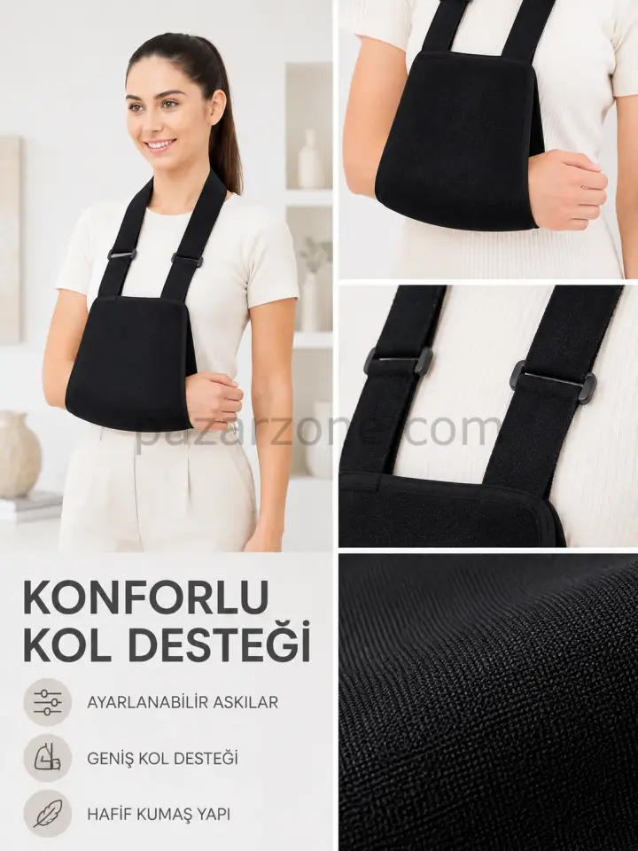 Pratik Kol Askısı Ayarlanabilir Kol Destekleyici Omuz ve Kol Askısı