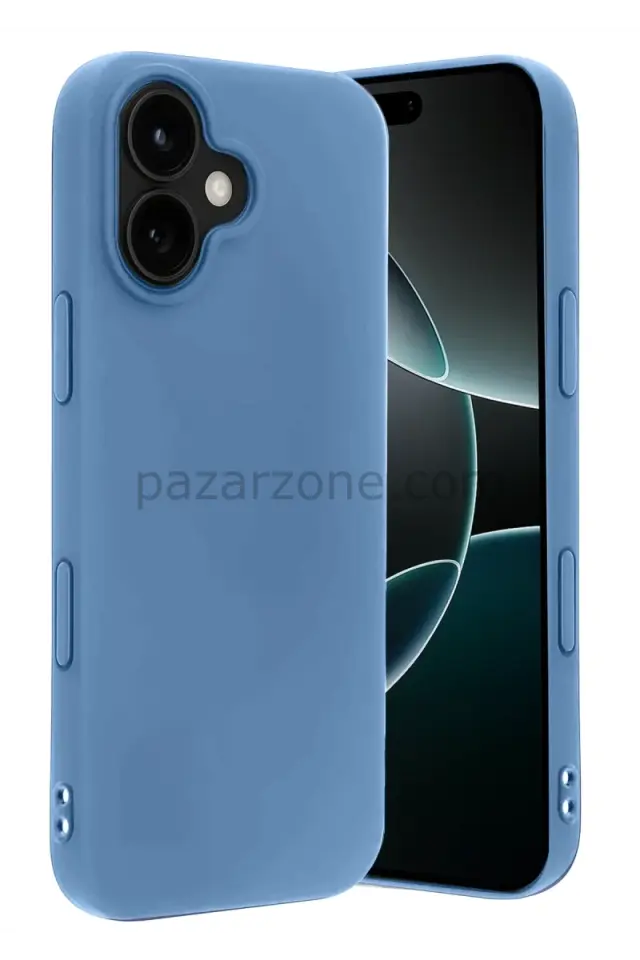 Newface Apple iPhone 17 First Silikon - Mavi