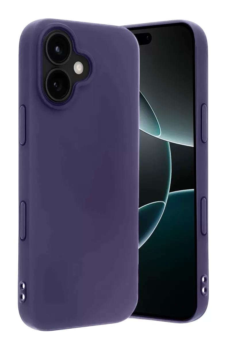 Newface Apple iPhone 17 First Silikon - Mürdüm