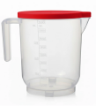 Pratik Mutfak Ölçü Kabı - 2 Litre Dereceli Şeffaf Hazne Bpa Free