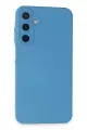 Newface Samsung Galaxy A25 5G Kılıf Nano içi Kadife Silikon - Mavi