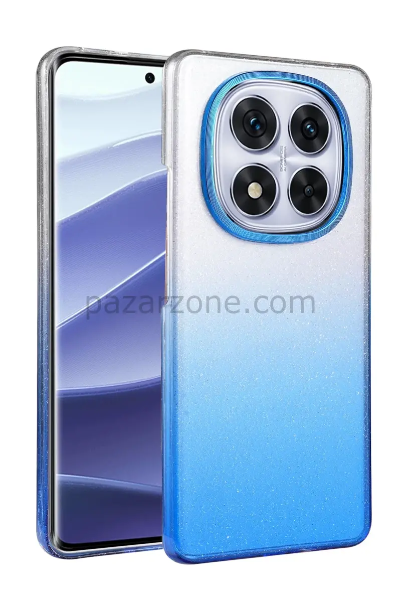 Newface Xiaomi Redmi Note 14 Pro 4G Glossy Kapak - Mavi