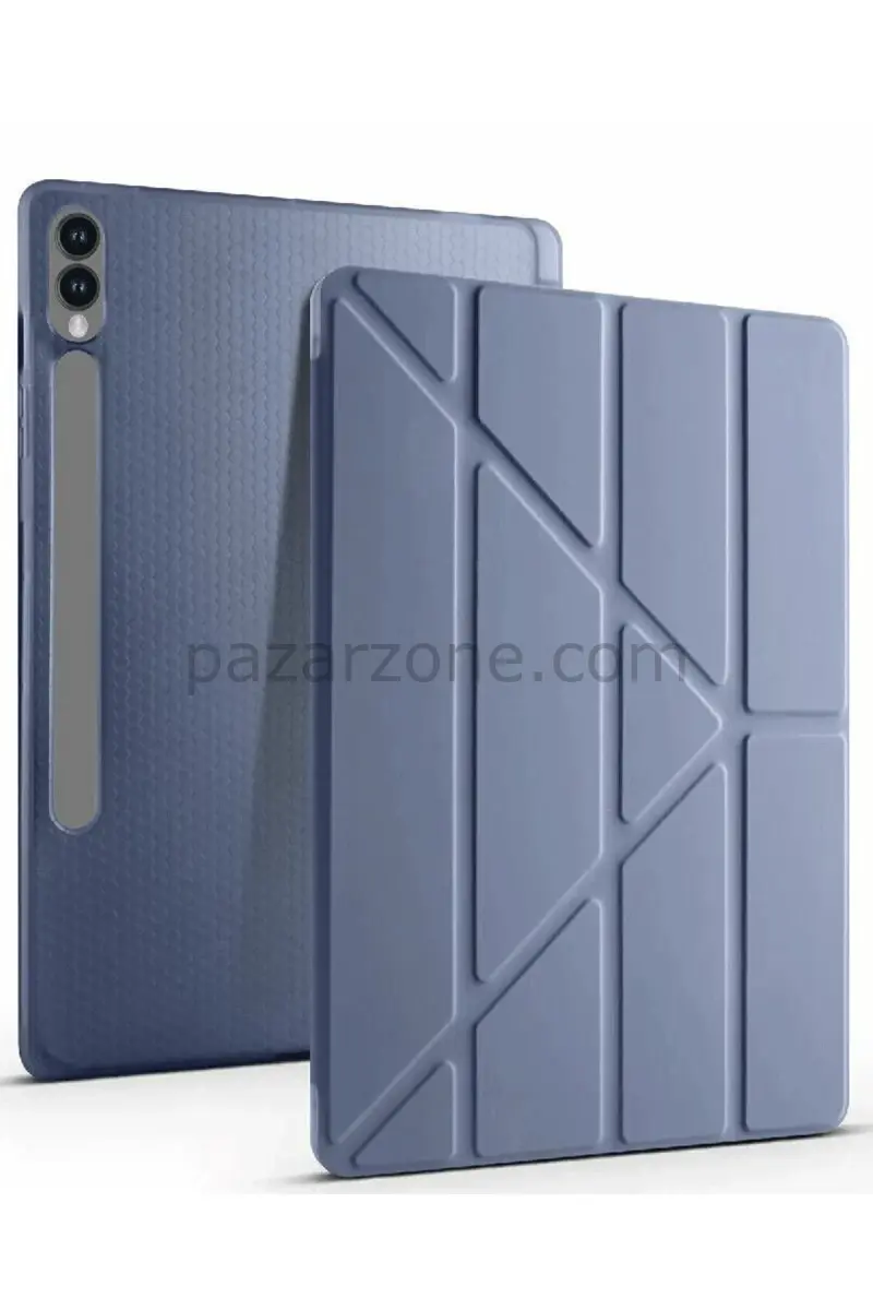 Newface Samsung Galaxy X610 Tab S9 FE Plus 12.4 Kılıf Kalemlikli Mars Tablet Kılıfı - Lavender