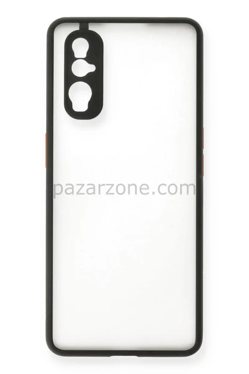 Newface Oppo Find X2 Kılıf Montreal Silikon Kapak - Siyah