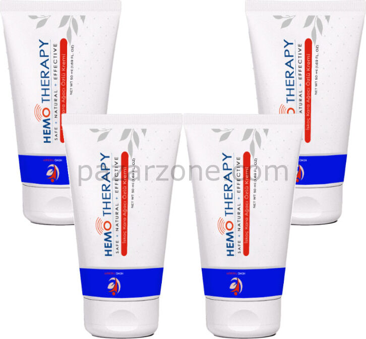 Hemo Therapy 4 Adet Iskoç Karaağaç Özlü Bağsur Kremi 50 ml