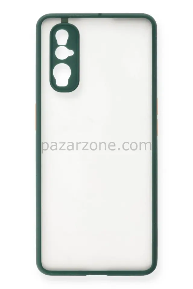 Newface Oppo Find X2 Kılıf Montreal Silikon Kapak - Yeşil