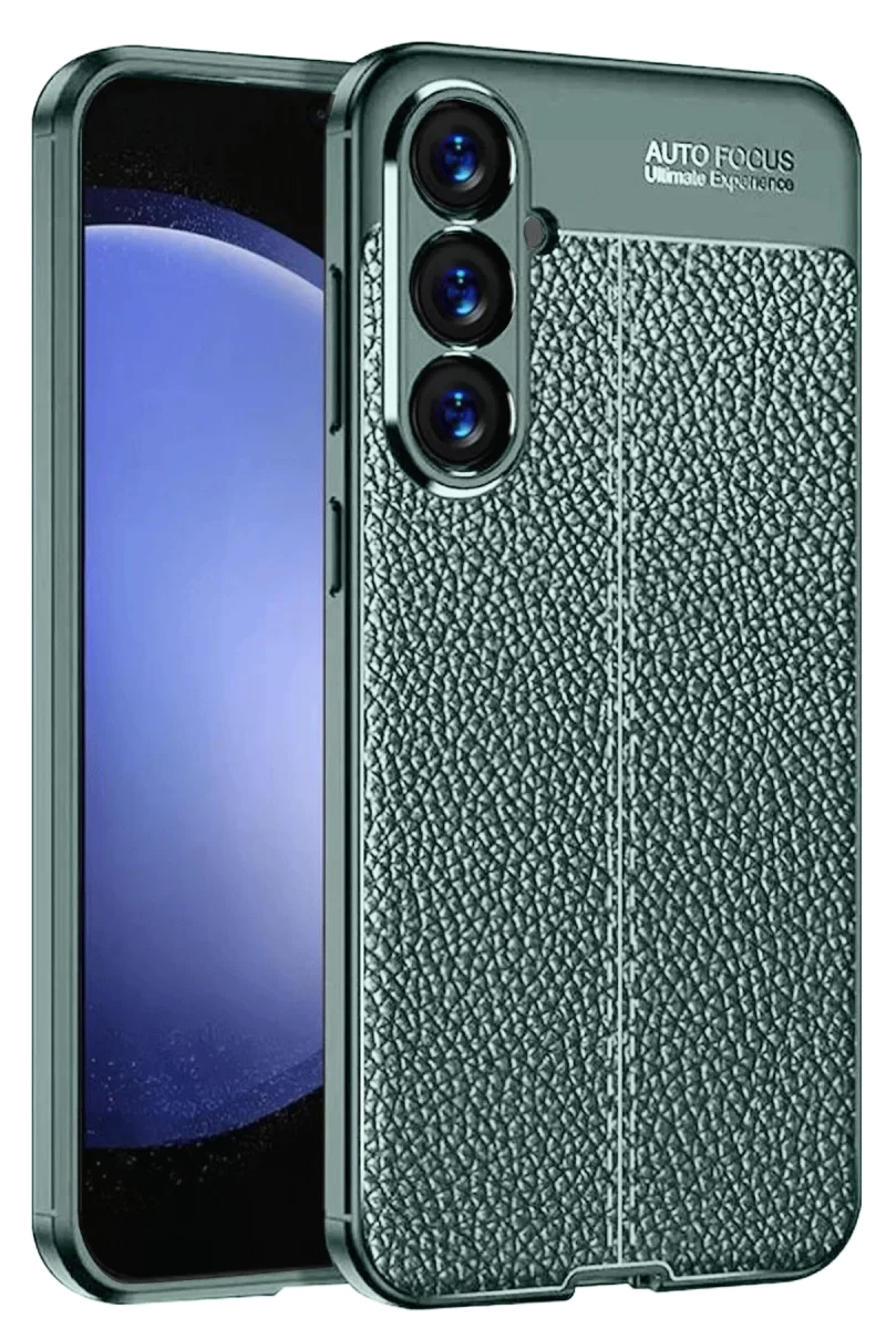 Newface Samsung A56 Kılıf Auto Focus Kapak - Koyu Yeşil